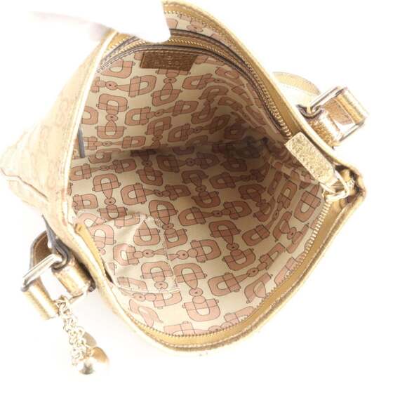 Gucci GG Canvas with Charm 144388 Leather Shoulder Bag/Crossbody Bag Beige Wo... - Picture 7 of 9